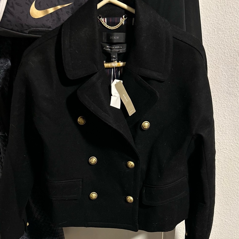 J.Crew Melton Wool Jacket Brand New Never Worn
